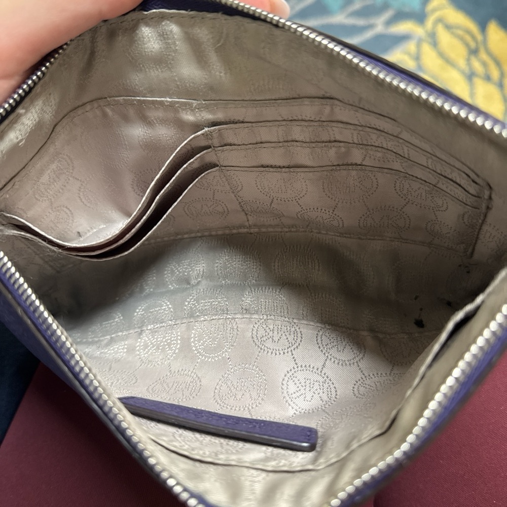 Michael Kors Purple Wristlet Clutch - Picture 3 of 3